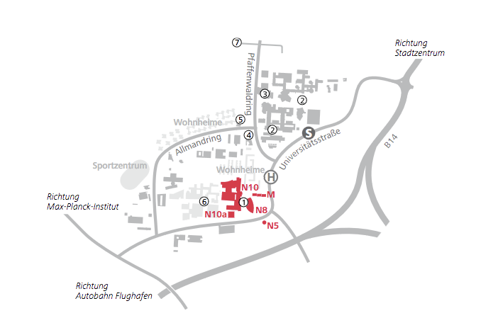 Medien Zukunft Festival | HdM Stuttgart | Lageplan